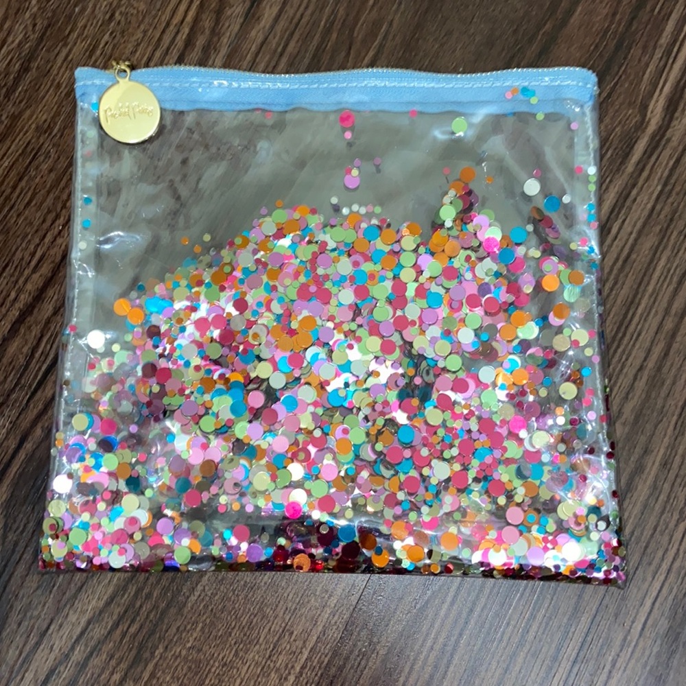Packed Party Confetti Zipper Pouch